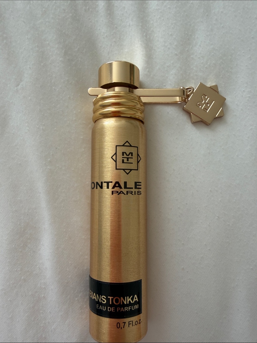 Montale Paris Aoud Tonka Travel Spray - Metallic Gold